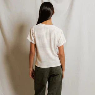 Perfect White Tee Erin Brushed Sweater Stripe Tee
