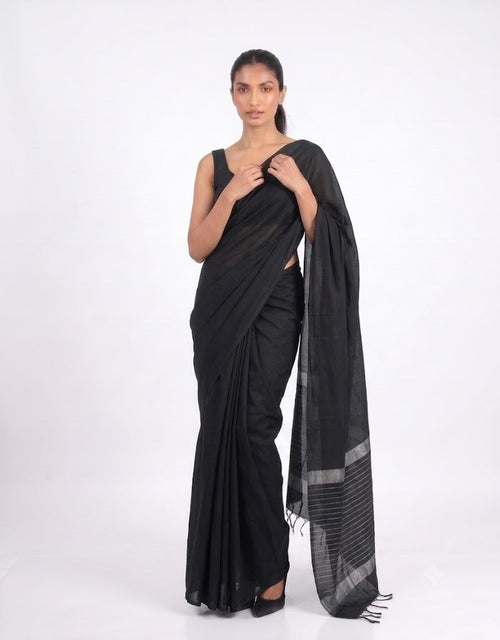 ETHNIC FUSION HANDLOOM SAREE