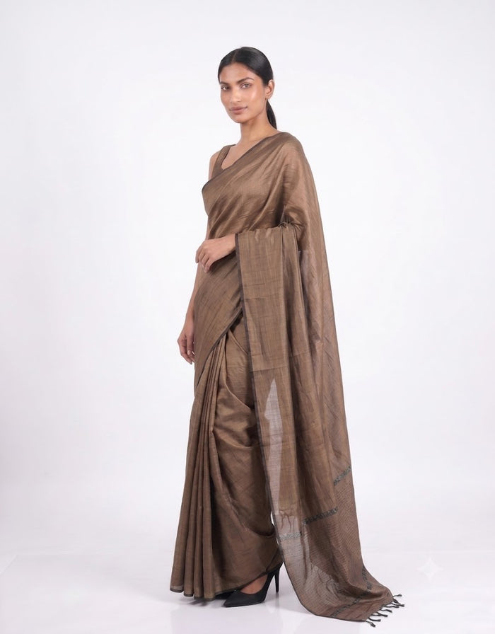 ETHNIC FUSION HANDLOOM SAREE