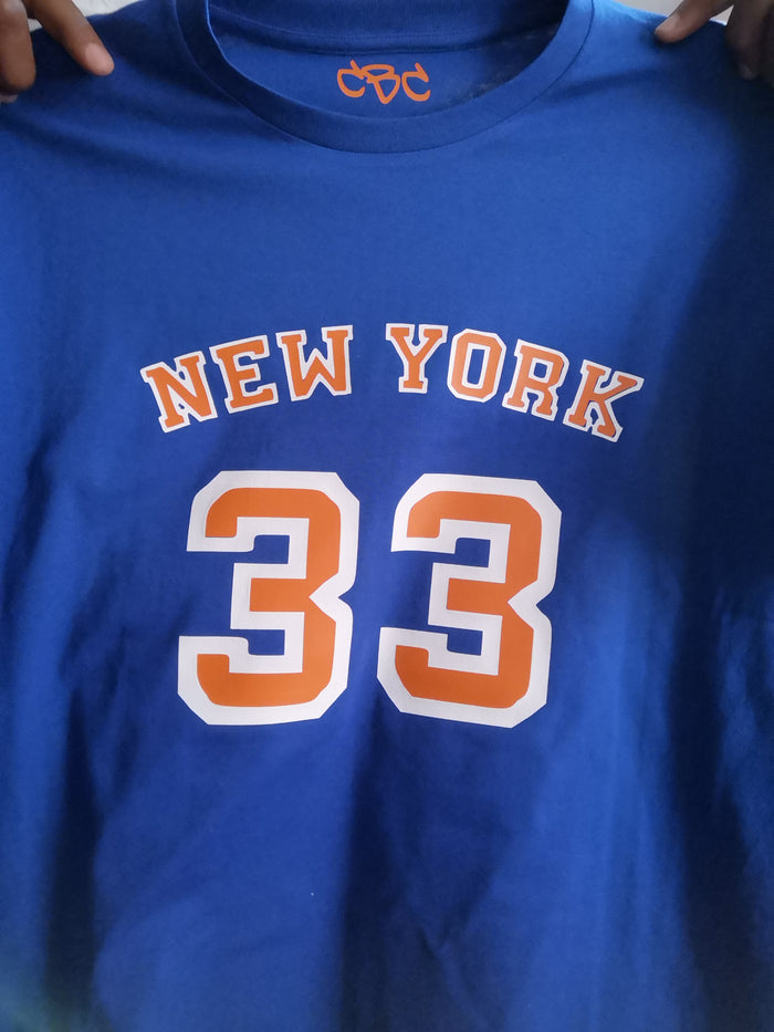 Ewing Knicks T-Shirt - Catch Body Customs