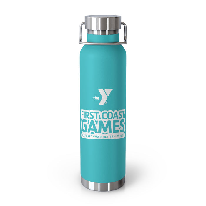 First Coast Games - Copper Vacuum Insulated Bottle, 22oz