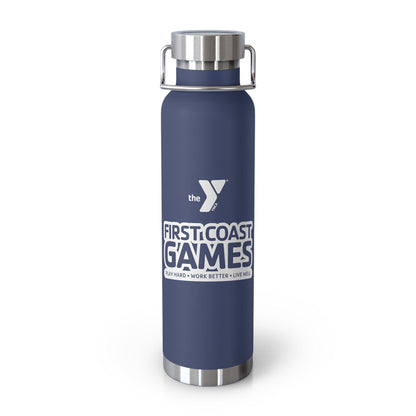First Coast Games - Copper Vacuum Insulated Bottle, 22oz
