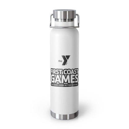 First Coast Games - Copper Vacuum Insulated Bottle, 22oz