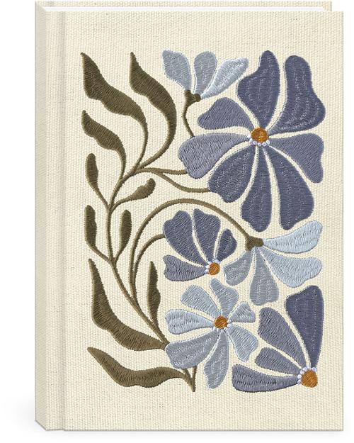 Flower Market Embroidered Journal