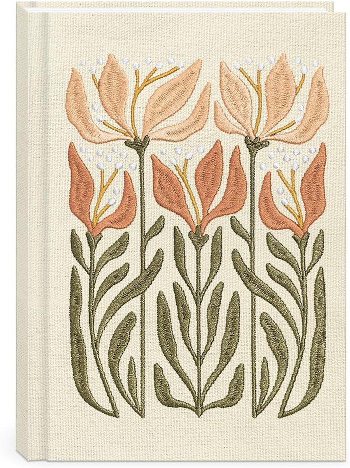 Flower Market Embroidered Journal