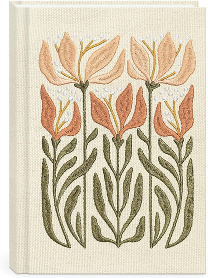 Flower Market Embroidered Journal