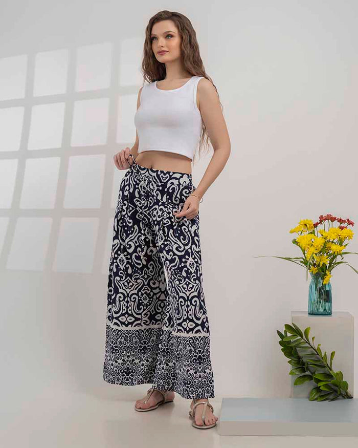GIVO PRINTED PALAZZO PANT