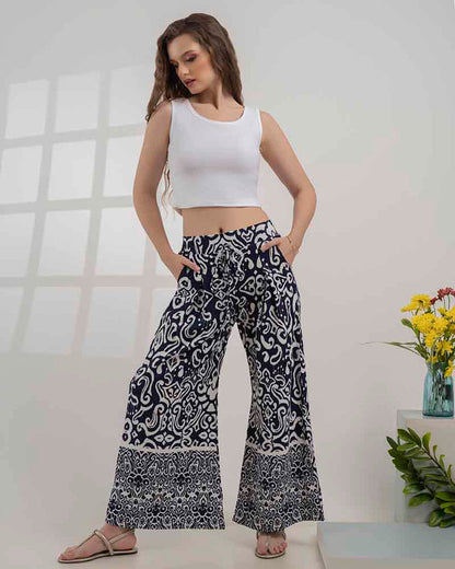 GIVO PRINTED PALAZZO PANT
