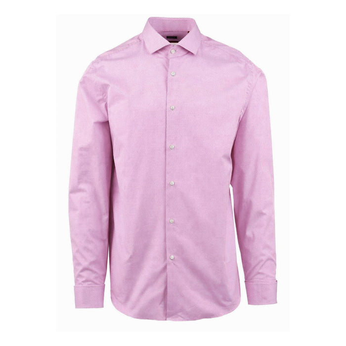 H-HANK Spread DC-214 Slim Fit Structured Cotton Shirt 50539229