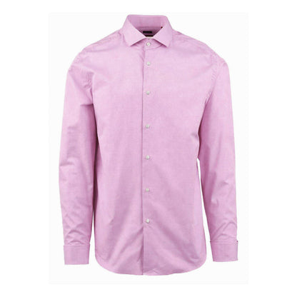 H-HANK Spread DC-214 Slim Fit Structured Cotton Shirt 50539229