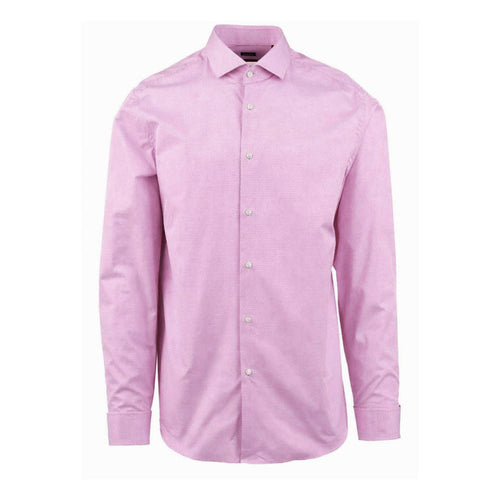 H-HANK Spread DC-214 Slim Fit Structured Cotton Shirt 50539229
