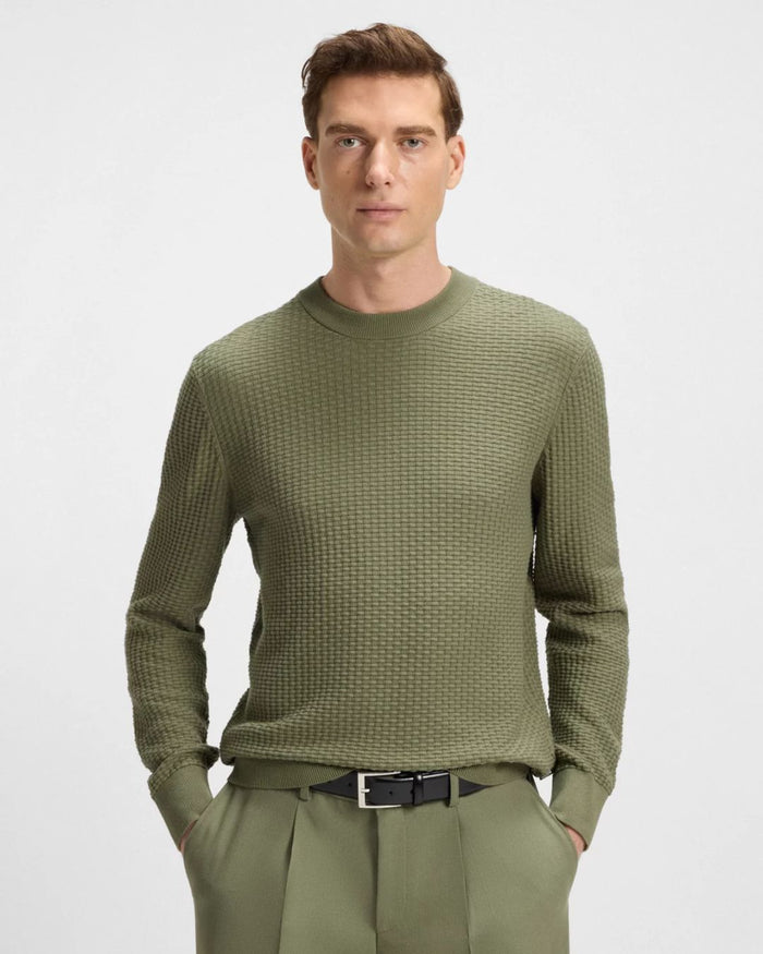 H-Imberto Structured Cotton Jumper 50545283