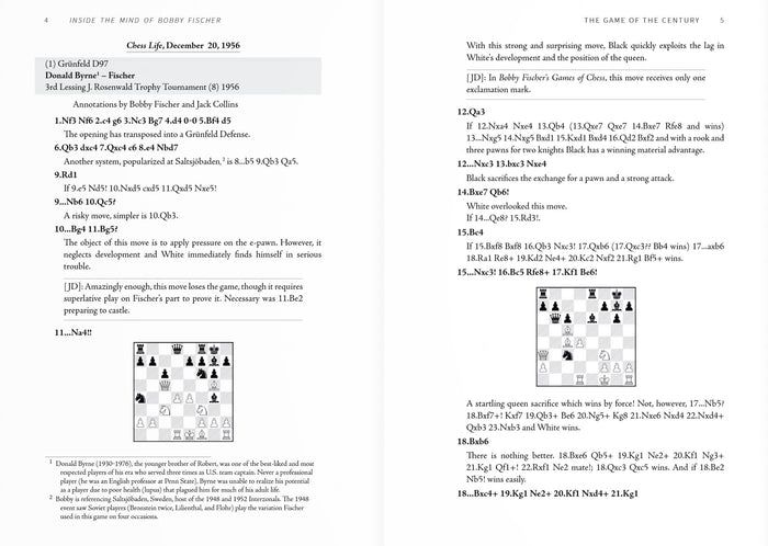 Inside the Mind of Bobby Fischer - Revisiting His Writings and Annotations - Donaldson - Book - Chess-House