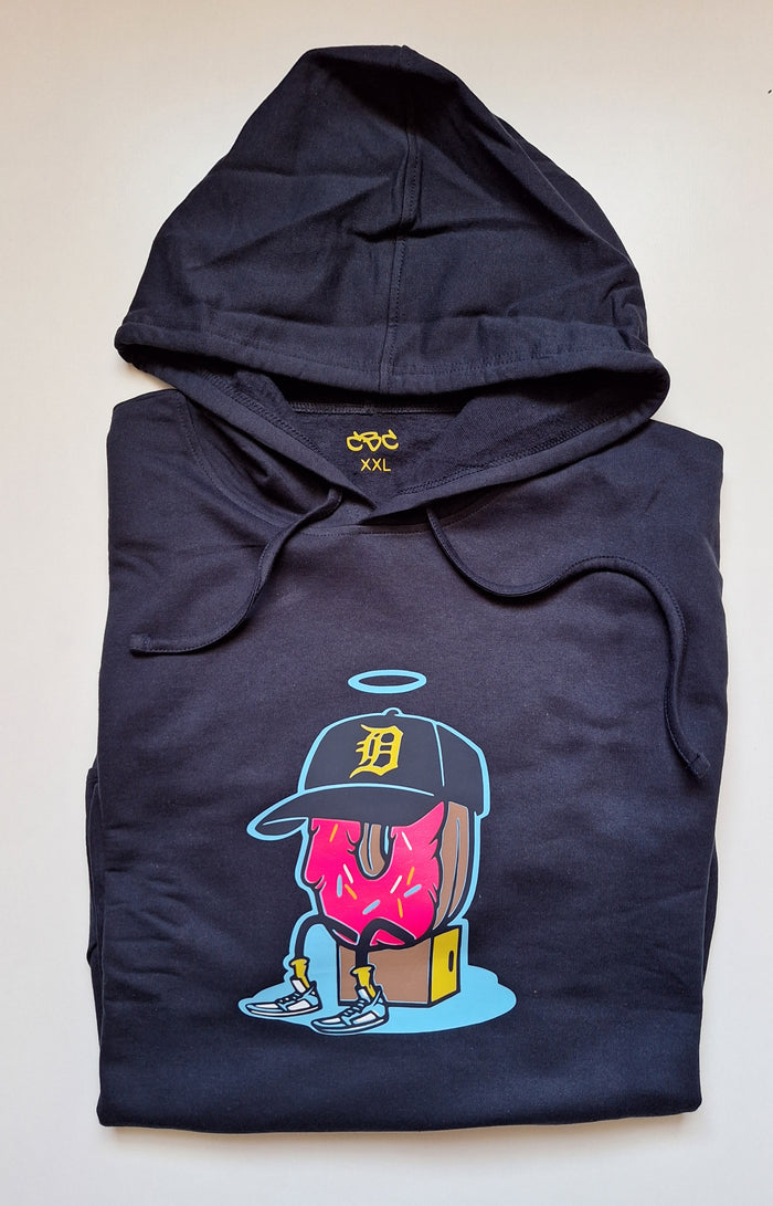 J Dilla Crate Diggin’ Donut Hoodie - Catch Body Customs