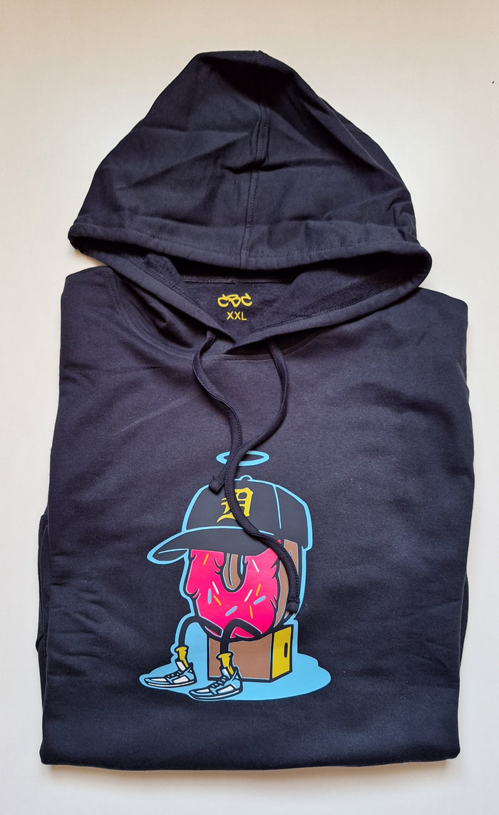 J Dilla Crate Diggin’ Donut Hoodie - Catch Body Customs