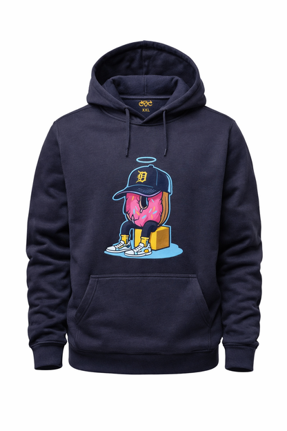 J Dilla Crate Diggin’ Donut Hoodie - Catch Body Customs