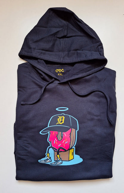 J Dilla Crate Diggin’ Donut Hoodie - Catch Body Customs