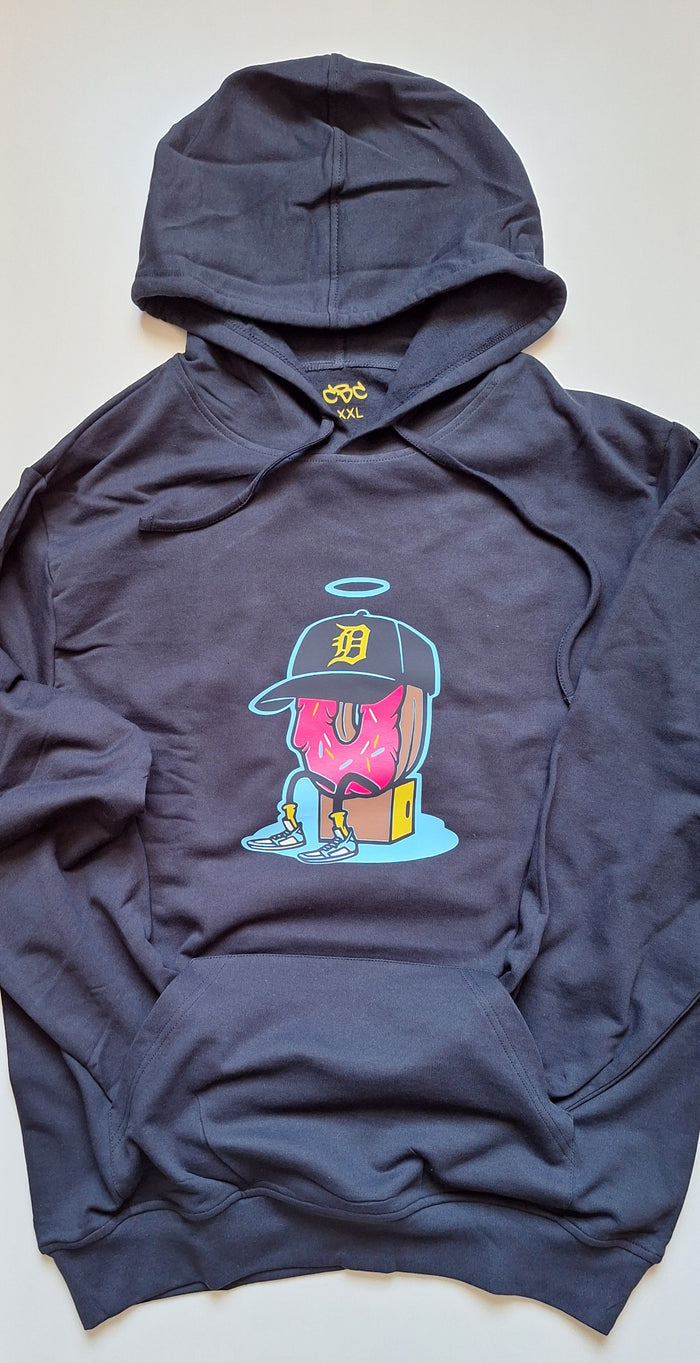 J Dilla Crate Diggin’ Donut Hoodie - Catch Body Customs
