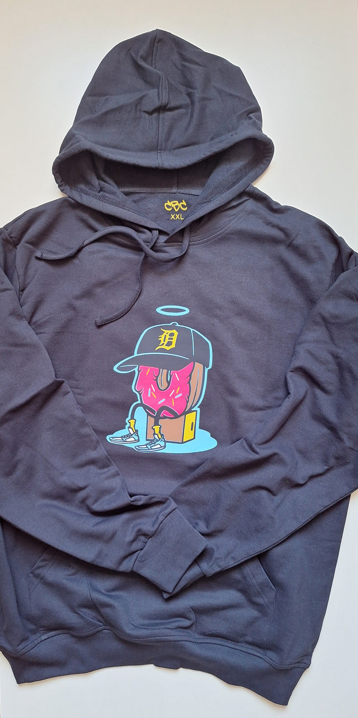 J Dilla Crate Diggin’ Donut Hoodie - Catch Body Customs