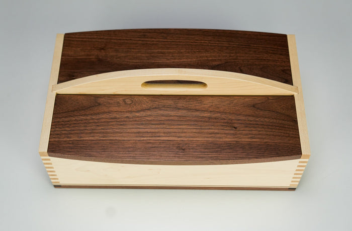 Walnut Maple Premium Hardwood Picnic Basket Chess Box - Box - Chess-House