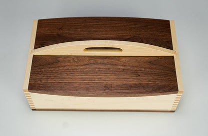 Walnut Maple Premium Hardwood Picnic Basket Chess Box - Box - Chess-House