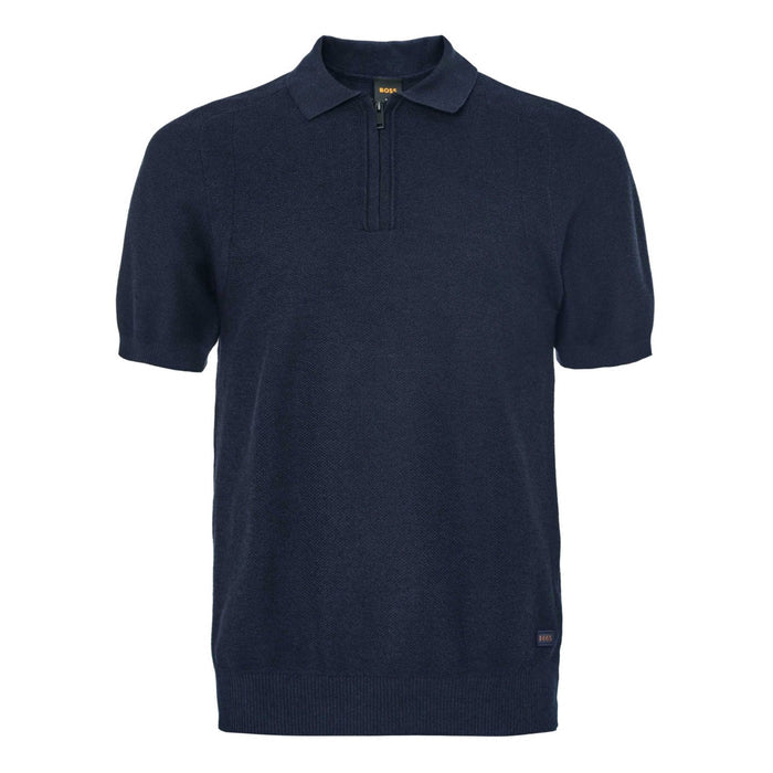 Kancello 1/4 Zip Knitted Polo 50546173
