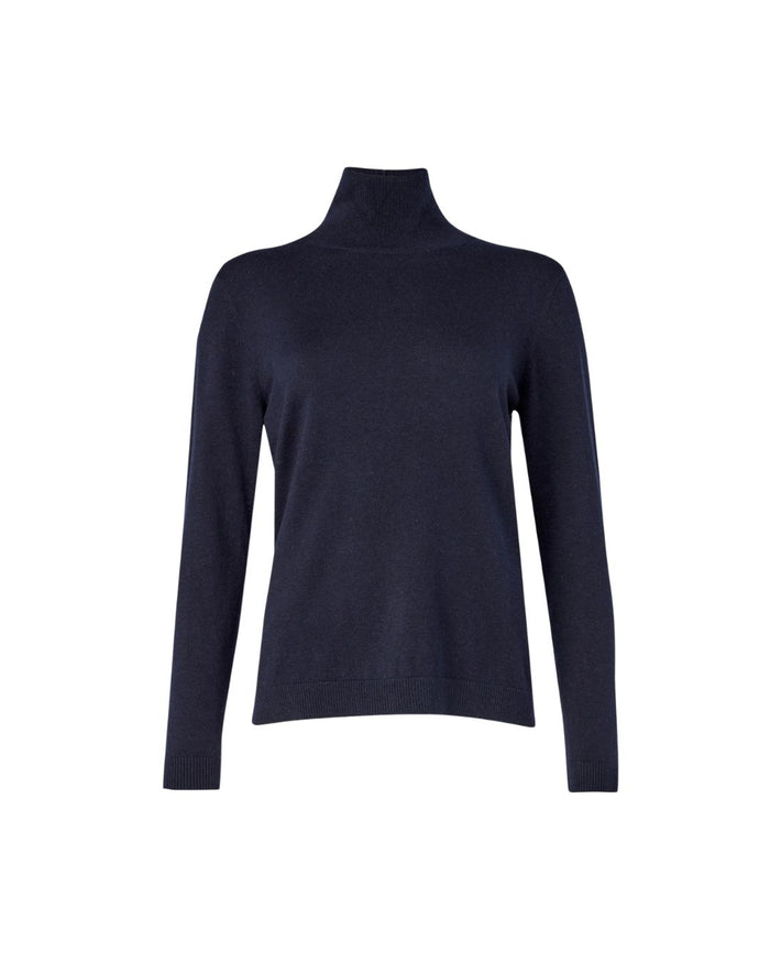 Kiku Silk Blend Turtle Neck Jumper 2525366012600