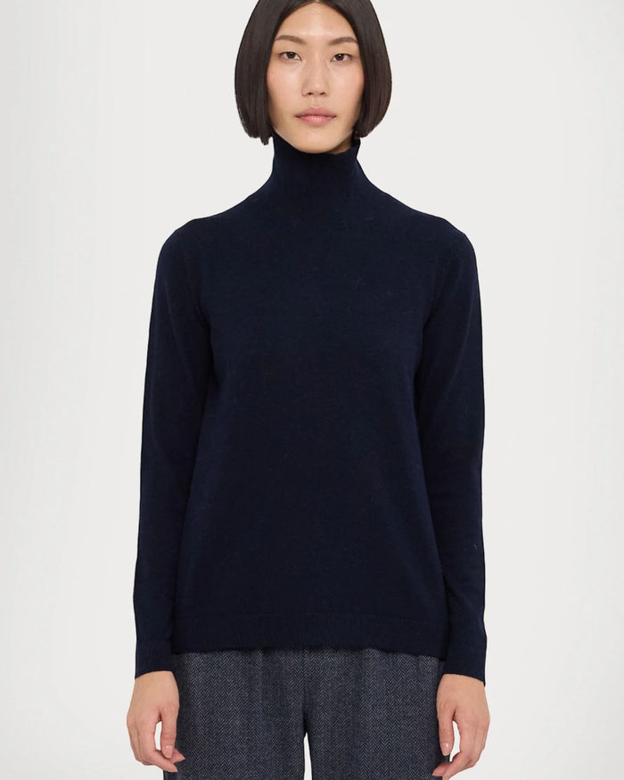 Kiku Silk Blend Turtle Neck Jumper 2525366012600