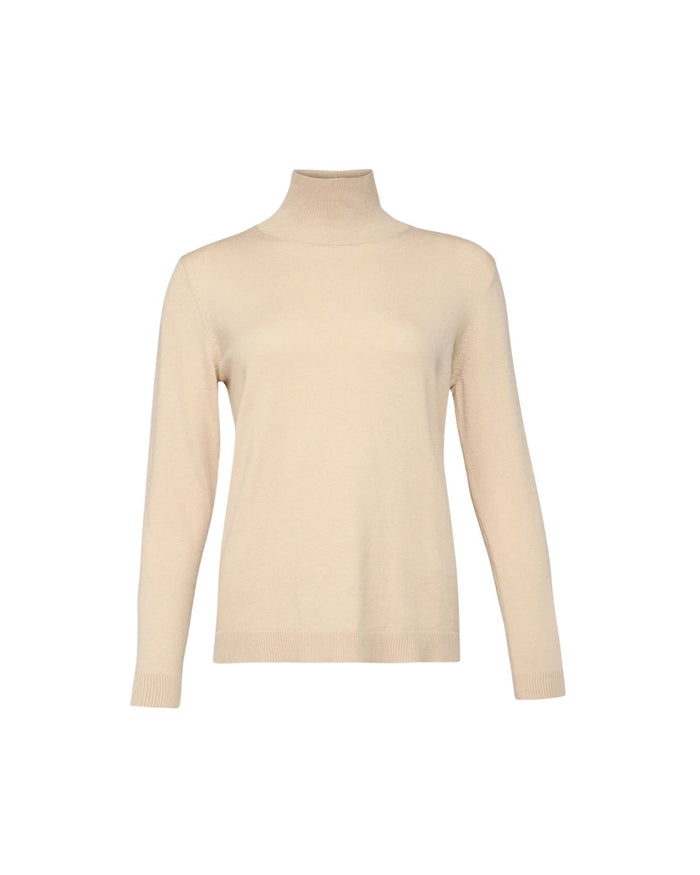 Kiku Silk Blend Turtle Neck Jumper 2525366012600