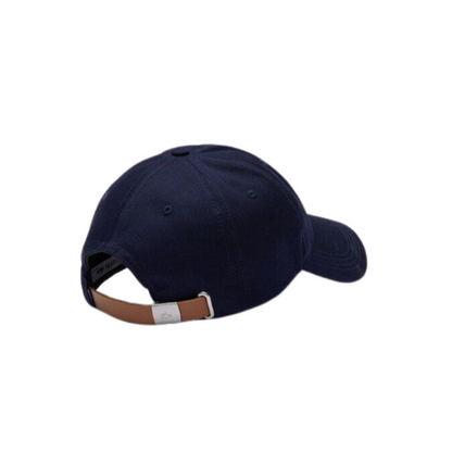 Lacoste Large Embroided Croc Cap Navy Blue