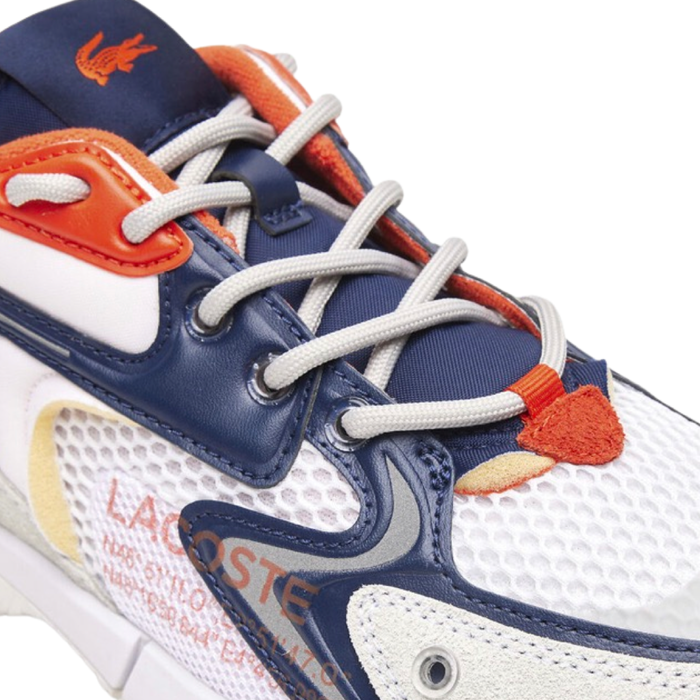 Lacoste Men's L003 NEO 223 White Orange Navy