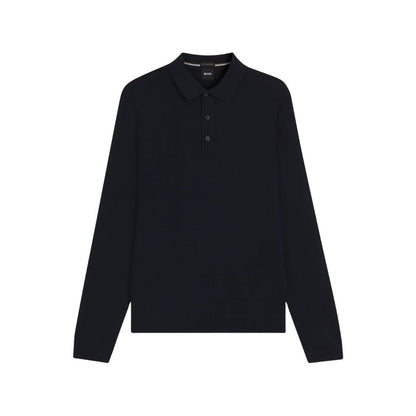 Lancione Long Sleeve Virgin Wool Polo Jumper 50476355