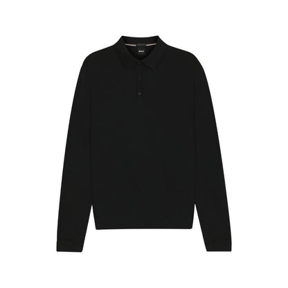 Lancione Long Sleeve Virgin Wool Polo Jumper 50476355