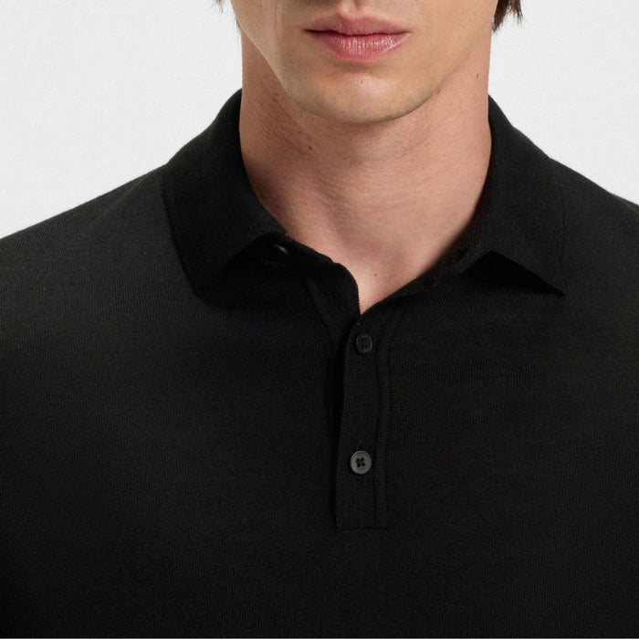 Lancione Long Sleeve Virgin Wool Polo Jumper 50476355