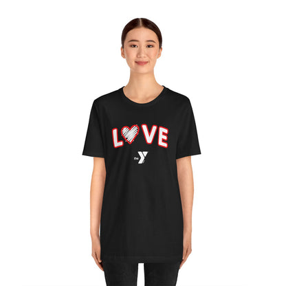 Love the Y - Love Unisex Jersey Short Sleeve Tee