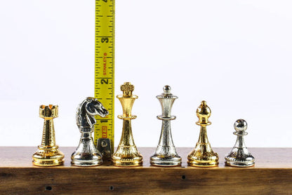 Metal Flowered Chess Men - Piece - Chess-House