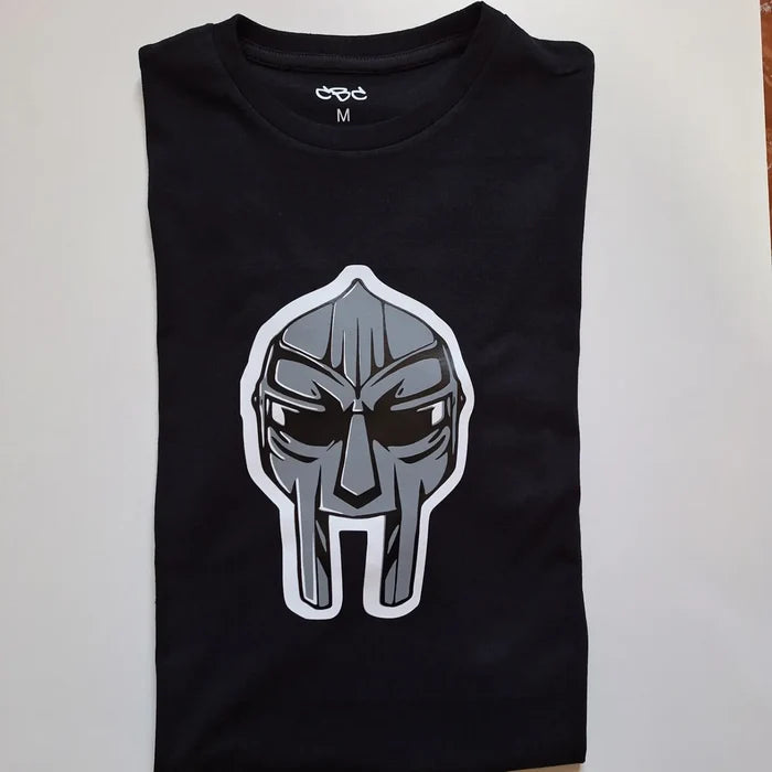 MF DOOM Mask Black T-Shirt - Catch Body Customs