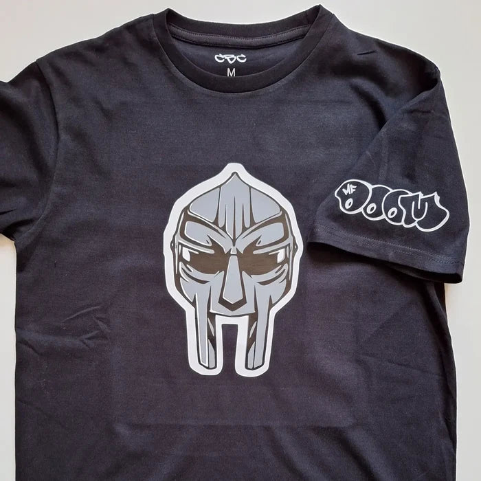 MF DOOM Mask Black T-Shirt - Catch Body Customs