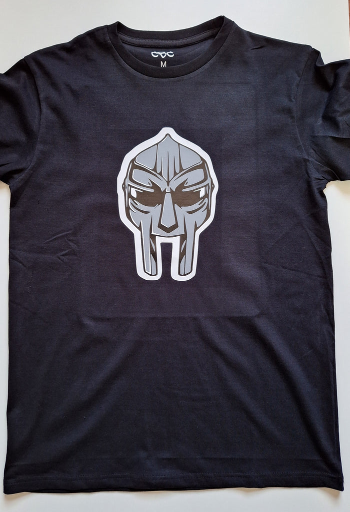 MF DOOM Mask Black T-Shirt - Catch Body Customs