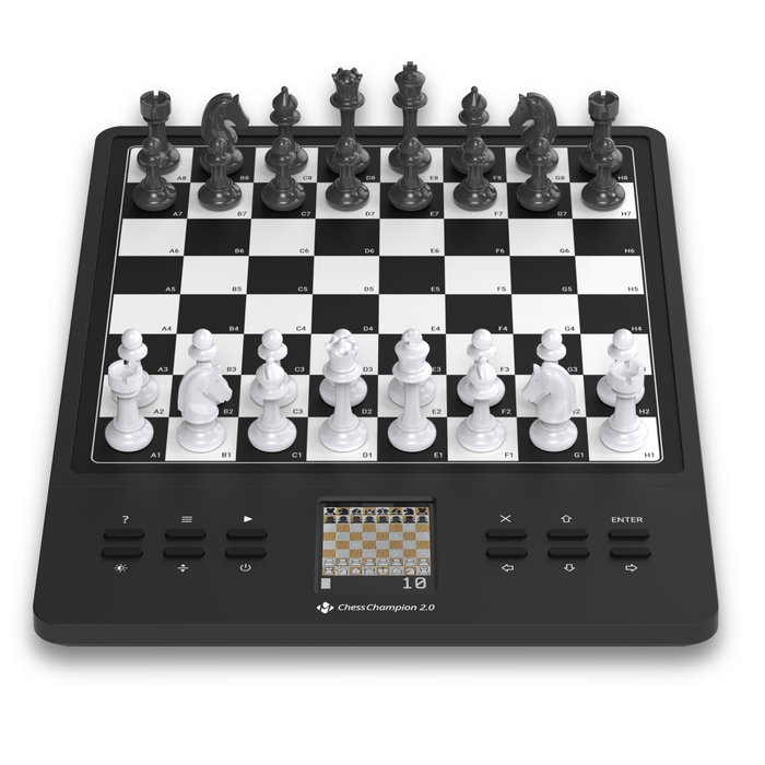 Millennium ChessChampion 2.0 – Smart Chess Trainer with Tips, Games & Color Display - Chess Computer - Chess-House