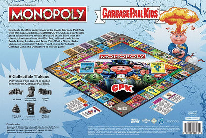 Monopoly Board Game - Garbage Pail Kids Edition - Game - Chess-House
