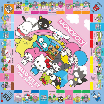 Monopoly Board Game - Hello Kitty & Friends Edition - Game - Chess-House