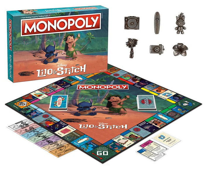 Monopoly Board Game - Lilo & Stitch Edition - Game - Chess-House