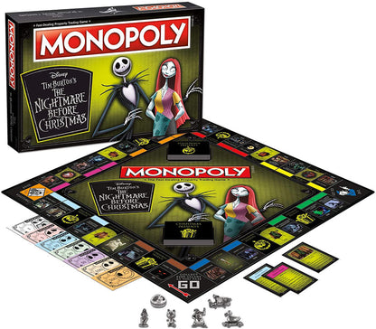 Monopoly Board Game - Nightmare Before Christmas - Game - Chess-House