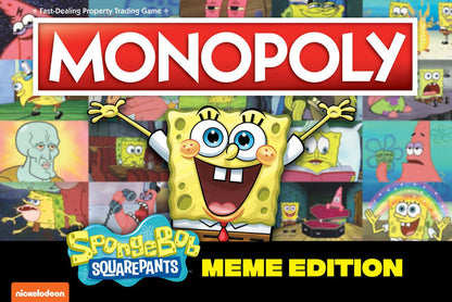 Monopoly Board Game - Spongebob Squarepants Meme Edition - Game - Chess-House