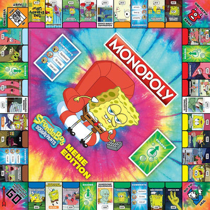 Monopoly Board Game - Spongebob Squarepants Meme Edition - Game - Chess-House