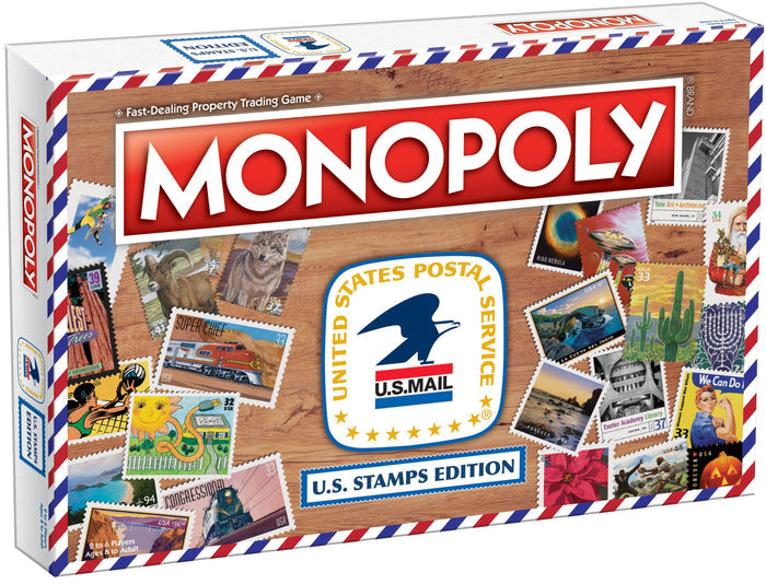 Monopoly Board Game - U.S. Stamps Edition - Game - Chess-House