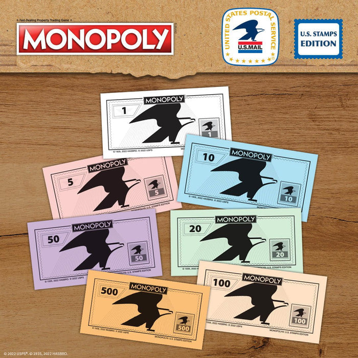 Monopoly Board Game - U.S. Stamps Edition - Game - Chess-House