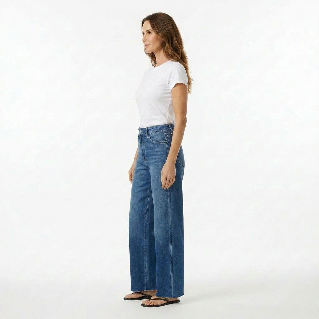 Anessa Raw Hem in Hollyhock