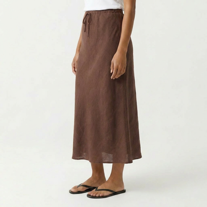 Cassia Linen Skirt